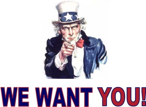 We want you